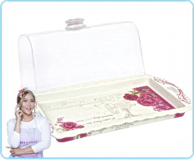 PC176 Eternity Tempat Kue Persegi